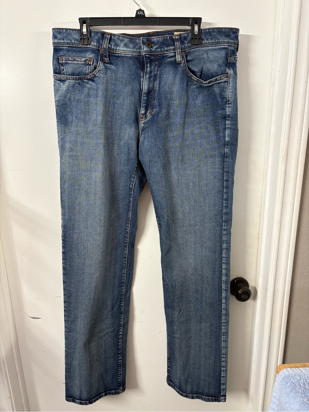 Orvis Men's Blue Straight-Leg Jeans